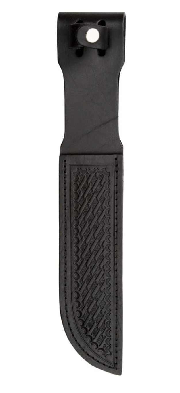 Knife Sheath Black Leather Sheath 7 inches